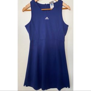 Navy Blue Adidas Tennis Athletic Dress sz Large